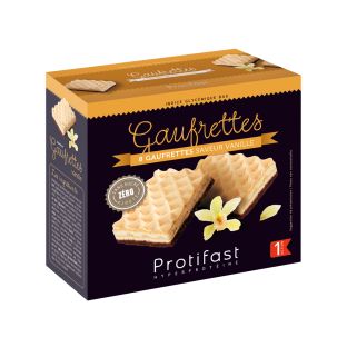 Wafer al gusto vaniglia, ad alto contenuto di proteine. Utilizzabile da fase 1