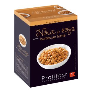 Noci di soia proteiche gusto barbecue. 7 porzioni