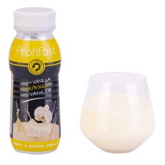 Bevanda gusto vaniglia ad alto contenuto di proteine. 1 drink 250 ml = 15 g di proteine.