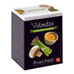 Confezione mista 7 zuppe proteiche. 1 busta per gusto.