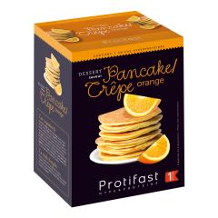 Preparato alimentare tipo pancake proteico all'arancia. 7 porzioni
