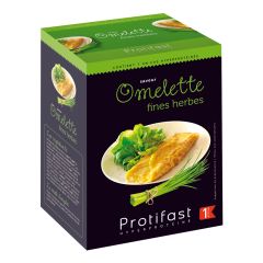Preparato alimentare tipo omelette proteica alle erbe. 7 porzioni