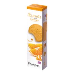 Biscotti proteici all'arancia con scorzette d'arancia 
