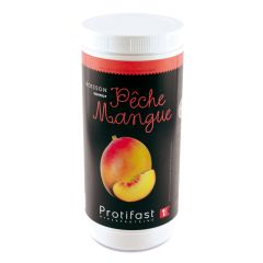 Preparato tipo bevanda proteica gusto pesca e mango. Barattolo 500 g